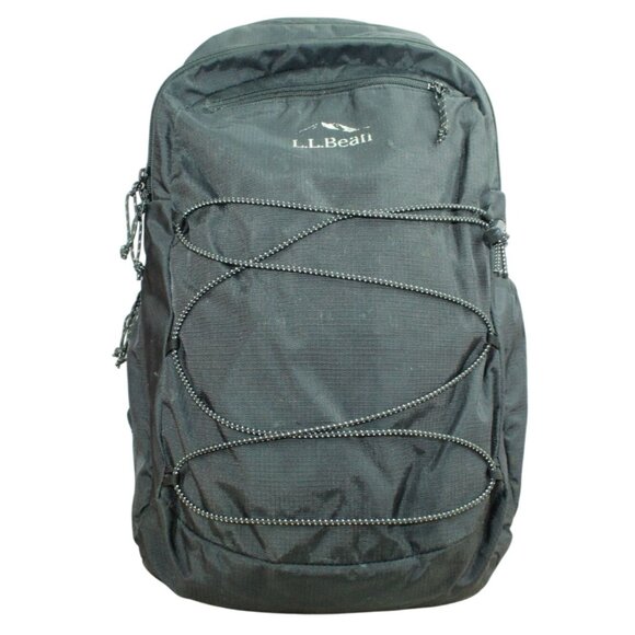 LL Bean Big Kids Comfort Carry Laptop Pack 30L School Trail Backpack Black - Picture 1 of 10